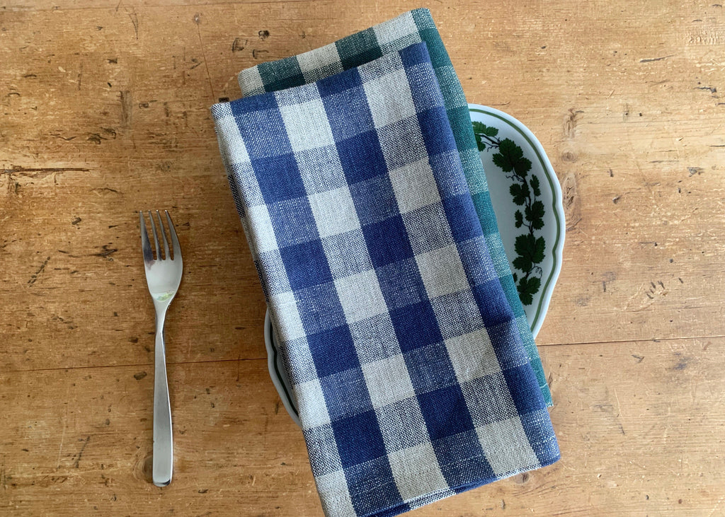 Wales Check Marine Napkin - Set of 2