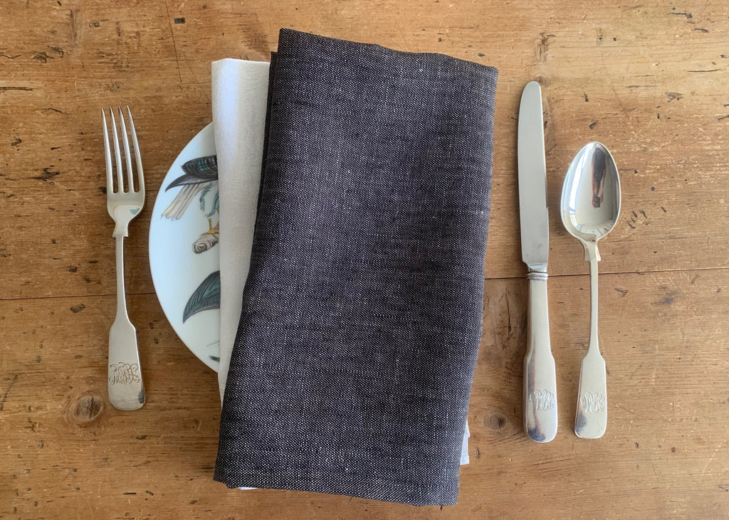 Thistle Charcoal Napkin