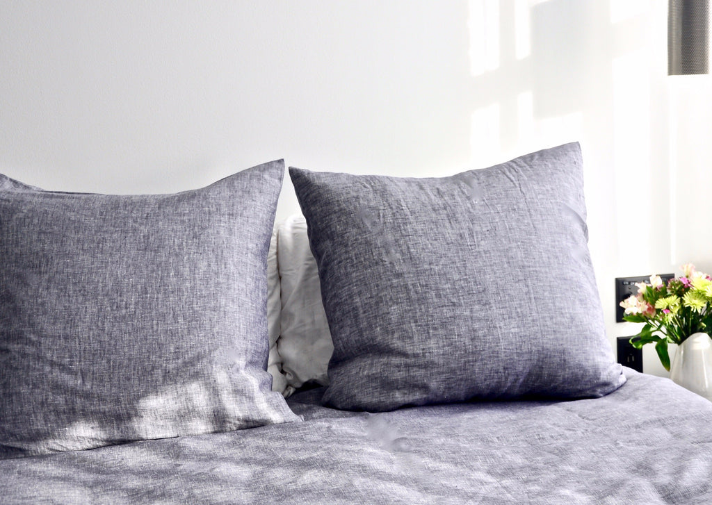 Jean Puddle Textured Throw Pillow - Modernplum