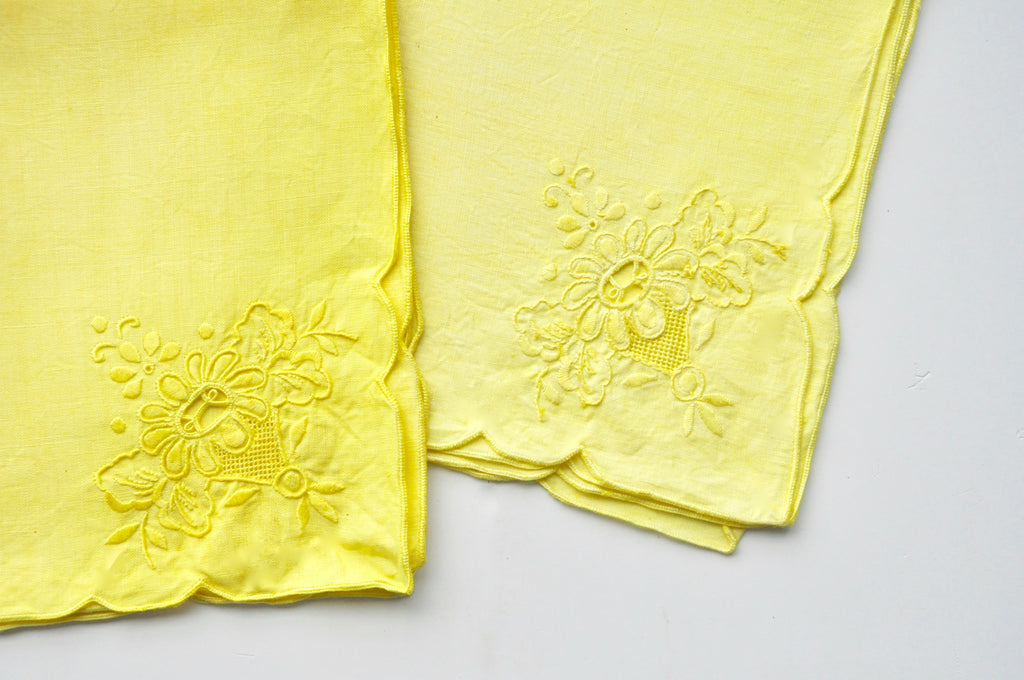 Sun Vintage Napkin, Hand-Dyed, Set of 6 - Modernplum