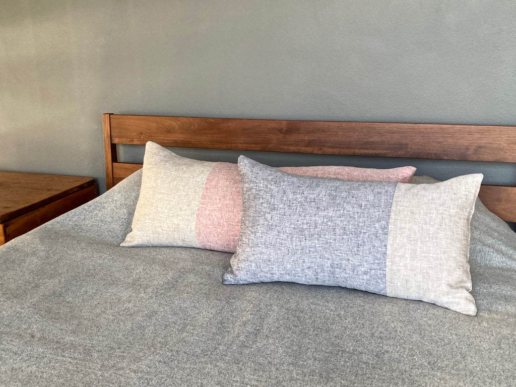 Seacliff Pieced Accent Pillow Pink