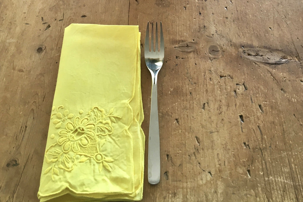 Sun Vintage Napkin, Hand-Dyed, Set of 6 - Modernplum