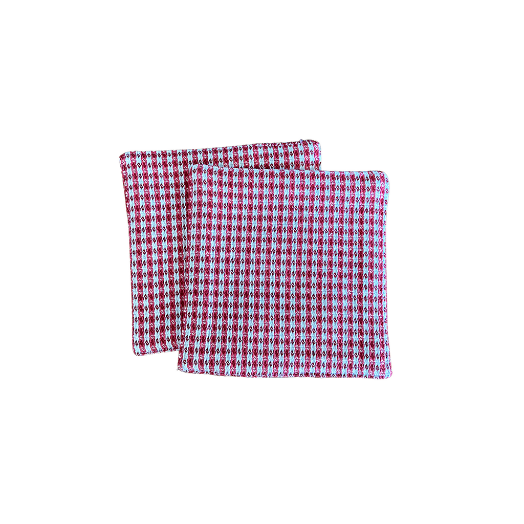 Hancock Cocktail Napkin Raspberry - Set of 2