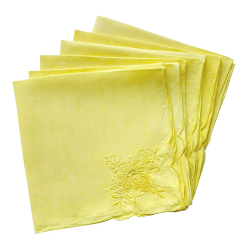 Sun Vintage Napkin, Hand-Dyed, Set of 6 - Modernplum