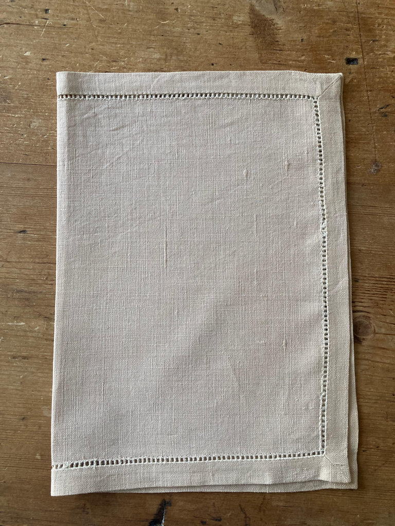 Vintage Linen Napkins Khaki - Set of 6 - Modernplum