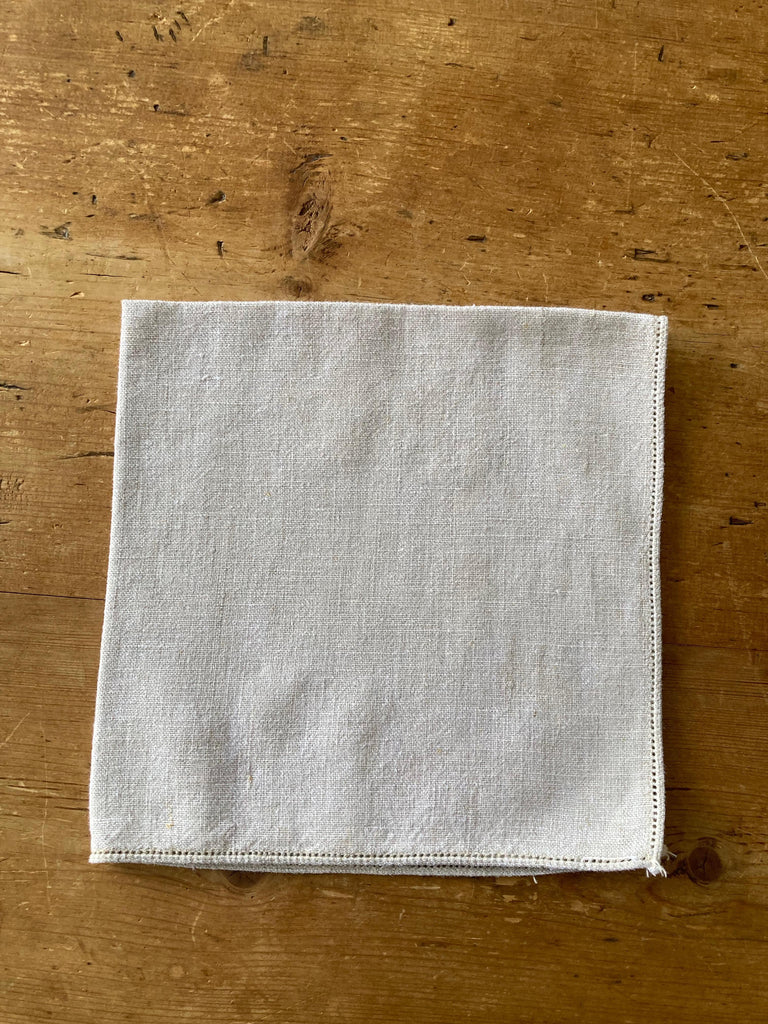 Vintage Medium Weight Linen Napkins - Set of 4 - Modernplum